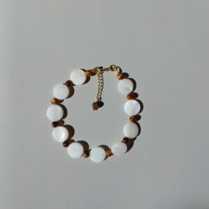 Pulseira Olho de Tigre + Madrepérola - Imagem 4