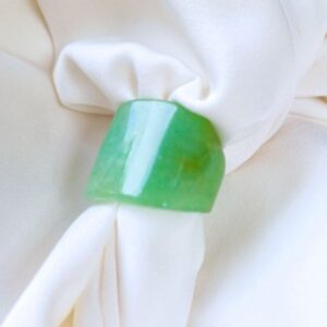 Anel de Jade verde 100% Pedra natural - Image 2