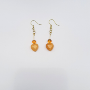 Conjunto Solaris-  Choker + Brinco de Calcita Amarela e Citrino - Imagem 4