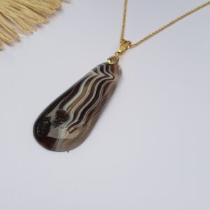 Colar de Ágata Bandada - Imagem 2