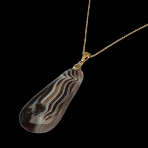 Colar de Ágata Bandada - Imagem 4