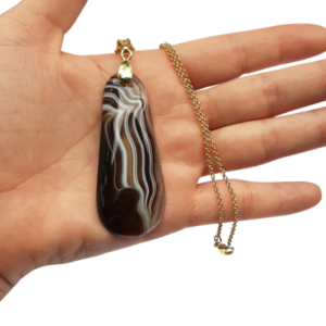 Colar de Ágata Bandada - Imagem 3